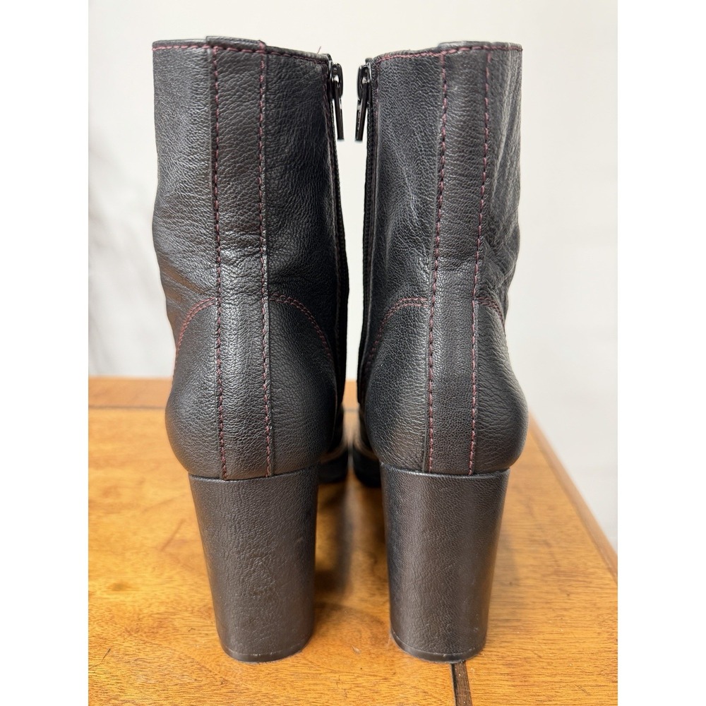 Limited Edition Naturalizer W/ The Outrage Women's Callie 8 Black Leather Boots - Picture 4 of 7